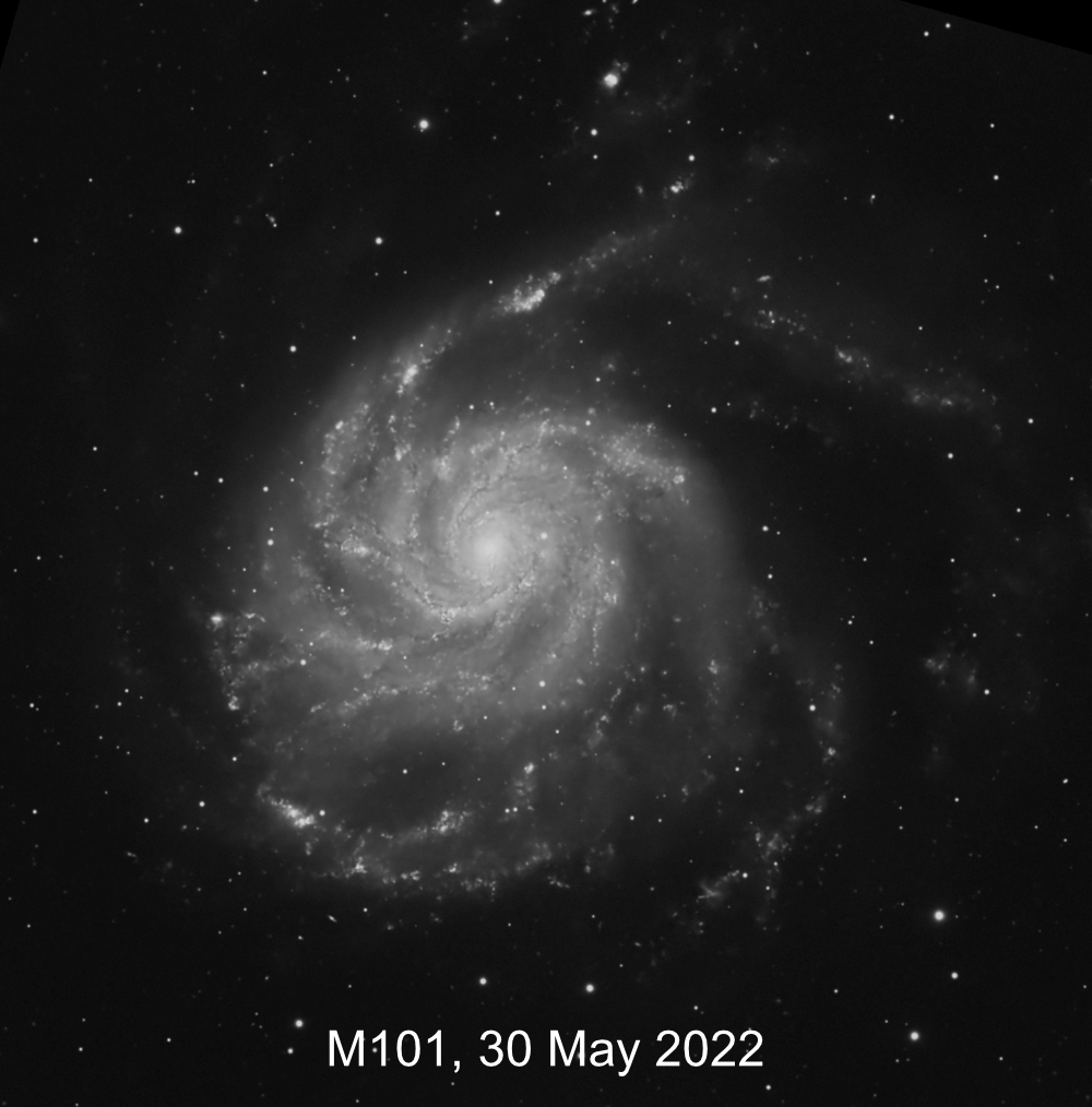 The Pinwheel Galaxy (M101) before Supernova 2023ixf